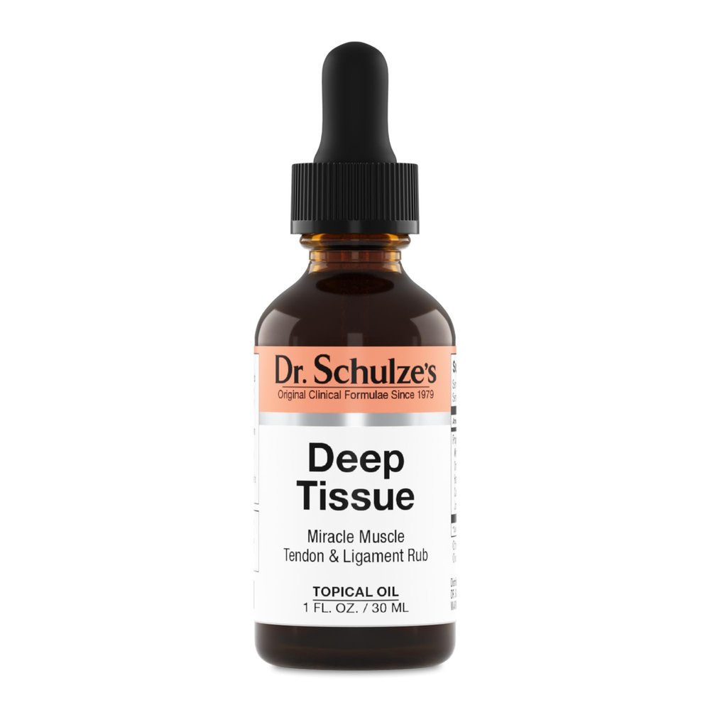 Dr. Schulze's Deep Tissue Oil | Powerful Herbal Support for Muscles, Tendons and Joints