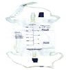 Urinary Drain Bag - 900 ml. Leg Bag - 48 ct. MKAS309N