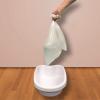 100 Disposable Lightweight Non-Toxic Plastic Foot Liners for Large Ionic My Detox Foot Tub Basin Size 28" X 28" 20% Thicker - 15-16 Microns view 3