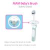MAM Baby Toothbrushes (2 Baby's Brushes and 1 Safety Shield), Toothbrushes with Brushy The Bear Character, Interactive App, for Boys 6+ Months, Blue view 4