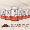 illy Whole Bean Coffee, Colombia Single Origin Medium Roast, 100% Arabica, Premium Italian Coffee, Ideal for Espresso, Drip, Moka and French Press Brewing, 8.8oz, 6 Pack view 2