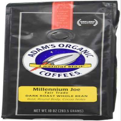Adam's Organic Coffee, Millenium Joe, 10 Ounce