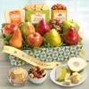 A Gift Inside Sympathy Cheese and Nuts Classic Fruit Basket view 1