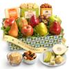 A Gift Inside Sympathy Cheese and Nuts Classic Fruit Basket view 2