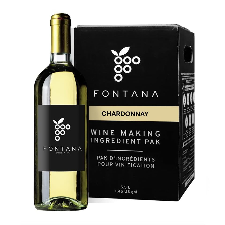 Chardonnay Fontana Wine Making Kit Premium 23 Liters