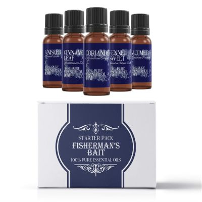 Mystic Moments | Essential Oil Starter Pack - Fisherman's Bait - 5 x 10ml - 100% Pure