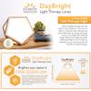 DayBright Light Therapy Lamp Full Spectrum, 10,000 LUX, UV-Free, Full Size, Adjustable, Happy Sun Lamp, Sunlight Lamp for Daylight Feelings - Crafted from Solid Wood view 3