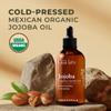 Gya Labs Jojoba Oil - 3.4 Fl Oz - Carrier Oil for Hair, Skin, Face, Scalp & Body Massage view 2