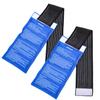 Gel Ice Cold Packs - (2-Piece Set) Soft Reusable Cold/Hot Compress, Provides Alleviate Joint and Muscle Pain. Flexible Therapy from Injuries - Shoulder, Back, Knee, Neck, Ankle & More. view 1