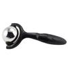 Vinyl Quote Me Roller Massage Ball - Ergonomic Handle Cold Warm Compression Temperature Keeper Stainless Steel Muscle Pain Relief Body Neck Shoulder Back Leg Calf Therapy Ice Heat Hot-Roller Stick view 1