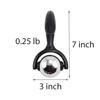 Vinyl Quote Me Roller Massage Ball - Ergonomic Handle Cold Warm Compression Temperature Keeper Stainless Steel Muscle Pain Relief Body Neck Shoulder Back Leg Calf Therapy Ice Heat Hot-Roller Stick view 2