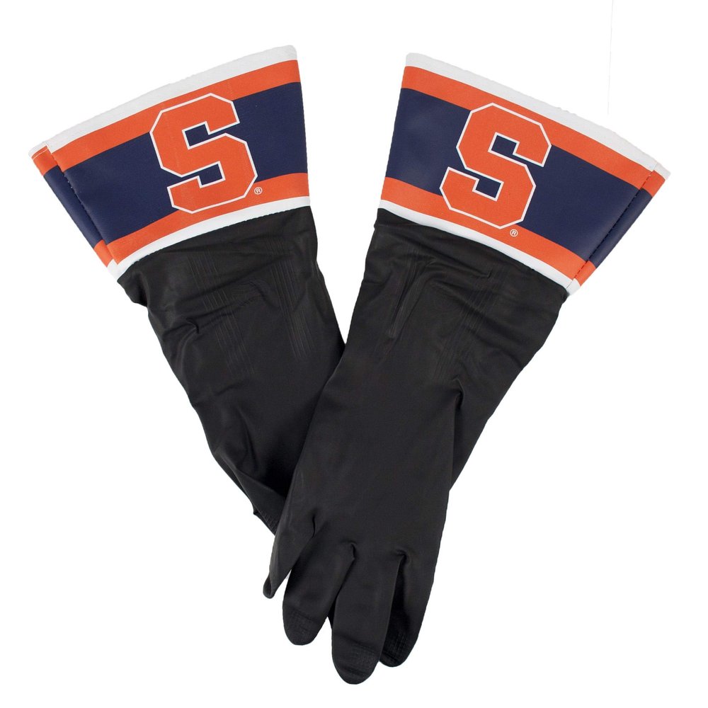 Littlearth NCAA Syracuse Orange Dish Gloves, One Size, Black
