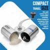 Pill Grinder - Top Choice Pro Pill Crusher and Cutter That Grinds Your Pills and Tablets to Help Make Taking Medication and Supplements Easier, Manual Stainless Steel Design view 3