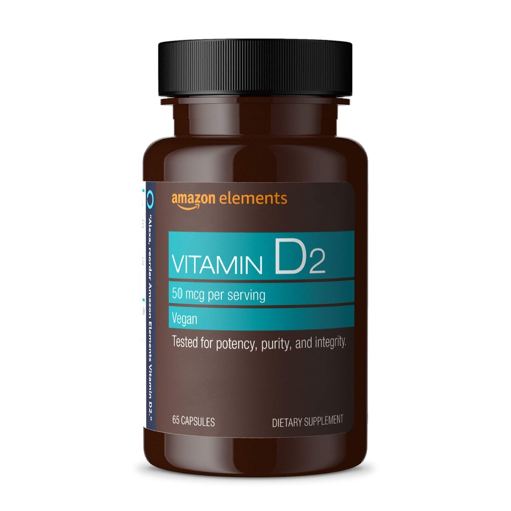 Amazon Elements Vitamin D 2000 IU, 65 Capsules