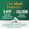 5HTP 200mg Capsules - 5 HTP Supplement Plus Calcium for Brain Health & Sleep Support, Extra Strength Griffonia Simplicifolia 5-HTP Formula, 5 Hydroxytryptophan, Bottled in USA & Non-GMO - 120 Capsules view 3