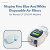 Nispira Fine Blue and White Disposable Air Filters Compatible with ResMed S7 S8 CPAP Machine, 24 Filters view 2