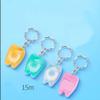 10pcs Promotional 15m Tooth Shaped Dental Floss Tooth Keychain view 3
