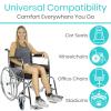 Vive Wheelchair Cushion - Gel Seat Pad for Coccyx, Orthopedic Back Support, Sciatica & Tailbone Pain Relief - Waterproof Cover + 4 Layer Foam Support & Comfort for Pressure Sore & Ulcers view 4
