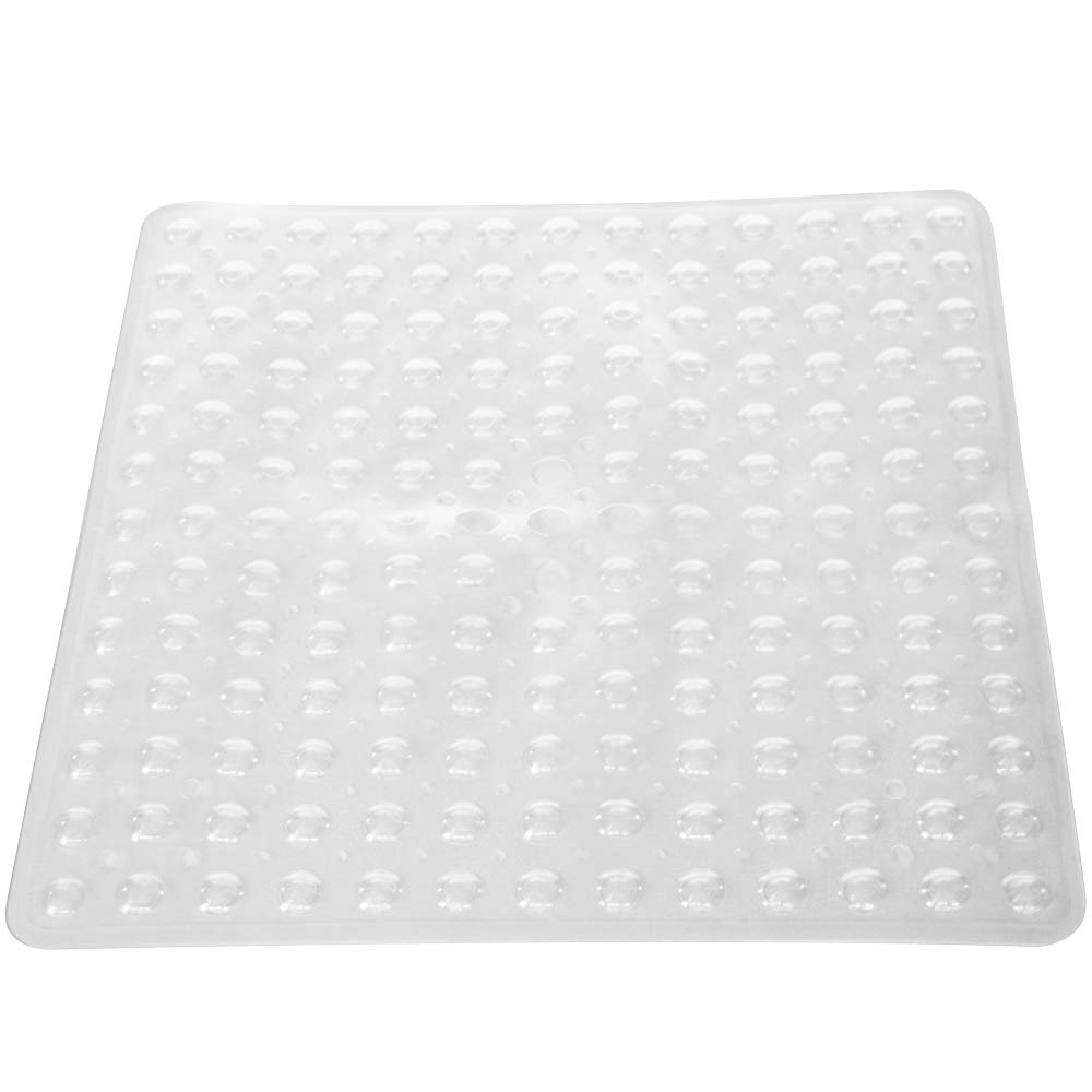 PCP Non-Slip Shower Safety Mat for Traction On Tub & Tile, Clear