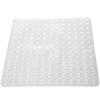 PCP Non-Slip Shower Safety Mat for Traction On Tub & Tile, Clear view 1