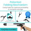 Vive 32" Grabber Reacher Tool (2 Pack) - Foldable Pickup Stick with Rotating Jaw & Sensitive Trigger - Heavy Duty Mobility Grip Hand Aid - Extra Reach Extender Claw for Seniors, Elderly, Handicap view 3