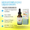 Go Healthy Kids Vitamins D3 K2 (MK-7), Child Vitamin D, Liquid Vegan D3 K2 Drops for Kids, Sugar-Free, Easy-to-Absorb, Children's Growth & Immune Support, Vanilla Flavor - 30 Servings view 2