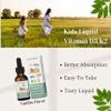 Go Healthy Kids Vitamins D3 K2 (MK-7), Child Vitamin D, Liquid Vegan D3 K2 Drops for Kids, Sugar-Free, Easy-to-Absorb, Children's Growth & Immune Support, Vanilla Flavor - 30 Servings view 3