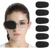 FCAROLYN 6pcs Eye Patch for Glasses (Normal Size, Black) view 1