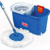 Gala Spin Mop with Easy Wheels and Bucket for Magic 360 Degree Cleaning with 2 Refills (Large, Blue) view 1