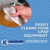 Kinship Comfort Brands CPAP Mask Cleaning Wipes, Unscented and Lint Free Cleanser to Clean Filters, Tubes and BIPAP Machines, 150 Count Total, 2 Canisters view 4
