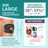 BraceAbility Patella Tracking Knee Brace - Short Running, Exercise, Basketball Support Sleeve Stabilizer for Post Kneecap Dislocation, Tendonitis, Patellofemoral Pain and Meniscus Injuries (Large) view 2