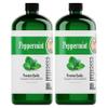Natures-Star Peppermint Essential Oil 2-Pack (16oz Each, 32oz Total)  Therapeutic Grade  Candle Making  Peppermint Oil Bulk view 1