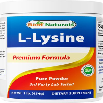 Best Naturals Lysine Powder, 1 Pound - 100% Pure (1 LB (Pack of 1))