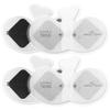 Easy@Home Tens Unit Wireless Electrode Pads Self Stick Carbon Pads, 4 Pack 6.5" x 3" Reusable - Non Irritating Design Pulse Massagers Replacement ETP015 view 1
