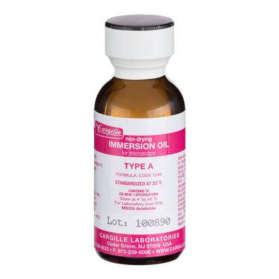 AmScope - Microscope Immersion Oil - Type A, Low-Viscosity - 1 Oz (30mL)