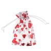 100pcs Love Heart Gift Bags Candy Bags Jewelry Packaging Wedding Gift Pouch Drawstring Bags for Valentine's Day Wedding Festival Party Supply view 3