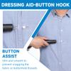 Fanwer 2 Pack Button Hook and Zipper Pull Helper, Button Assist Tool, Button Hook Dressing Aid Tool for Easy Button, One Handed Gadgets Adaptive Equipment, Gifts for Seniors, Arthritis, Weak Hands view 2