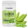NaturalSlim Prebiotic Resistant Starch Supplement with Green Banana Flour Organic & Pea Starch Blend Glucotein Powder - Non-GMO & Gluten Free - 16 Servings view 1