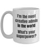 admin coffee cup administrator office staff creative novelty gift idea secretary tea cocoa hot chocolate view 1