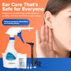 EarClearRX Flexible Tip Kit  Complete at-Home Ear Cleaning Kit for Adults & Kids - Easy-to Use Ear Cleaner - Includes Bottle Washer, Basin, 20 Disposable Tips, Microfiber Towel & Otoscope Penlight view 3