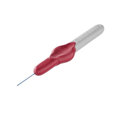 25 Stoddard ICON Interdental Brushes. VALUE PACK. All with extendable handles.CHOOSE FROM Four different sizes and colours available. FLOSS, Toothpick, PLAQUE TARTAR REMOVAL ORAL HYGIENE - Red 0.5 mm