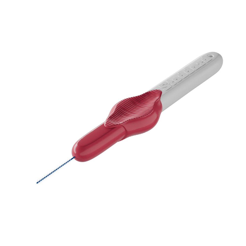 25 Stoddard ICON Interdental Brushes. VALUE PACK. All with extendable handles.CHOOSE FROM Four different sizes and colours available. FLOSS, Toothpick, PLAQUE TARTAR REMOVAL ORAL HYGIENE - Red 0.5 mm