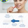 25 Stoddard ICON Interdental Brushes. VALUE PACK. All with extendable handles.CHOOSE FROM Four different sizes and colours available. FLOSS, Toothpick, PLAQUE TARTAR REMOVAL ORAL HYGIENE - Red 0.5 mm view 3