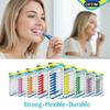 25 Stoddard ICON Interdental Brushes. VALUE PACK. All with extendable handles.CHOOSE FROM Four different sizes and colours available. FLOSS, Toothpick, PLAQUE TARTAR REMOVAL ORAL HYGIENE - Red 0.5 mm view 4