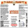 Myrrh Liquid Extract, Organic Myrrh (Commiphora myrrha) Tincture Herbal Supplement, Hawaii Pharm, Made in USA, 4x4 fl.oz view 2