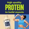Core Power Protein Shake, Vanilla, 26g Bottle, 14oz, 12 Pack view 3