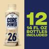 Core Power Protein Shake, Vanilla, 26g Bottle, 14oz, 12 Pack view 4