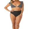 Raisins Del Mar Stripe Paradise Flounce Top White view 3