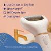 Amop Pedi Perfect Electric Callus Remover Foot File w/ Diamond Crystals, Pedicure Tool for Feet, Removes Hard & Dead Skin, Feet Scrubber & Buffer, Splashproof, w/ Extra Coarse Roller Head, 1 Count view 4