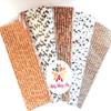 125 pcs Mixed Safari Party Paper Straws, Black Cow Zebra Brown Cheetah Giraffe Leopard Animal Print Paper Drinking Straws Bulk, Jungle BBQ Birthday Cake Pop Sticks view 1